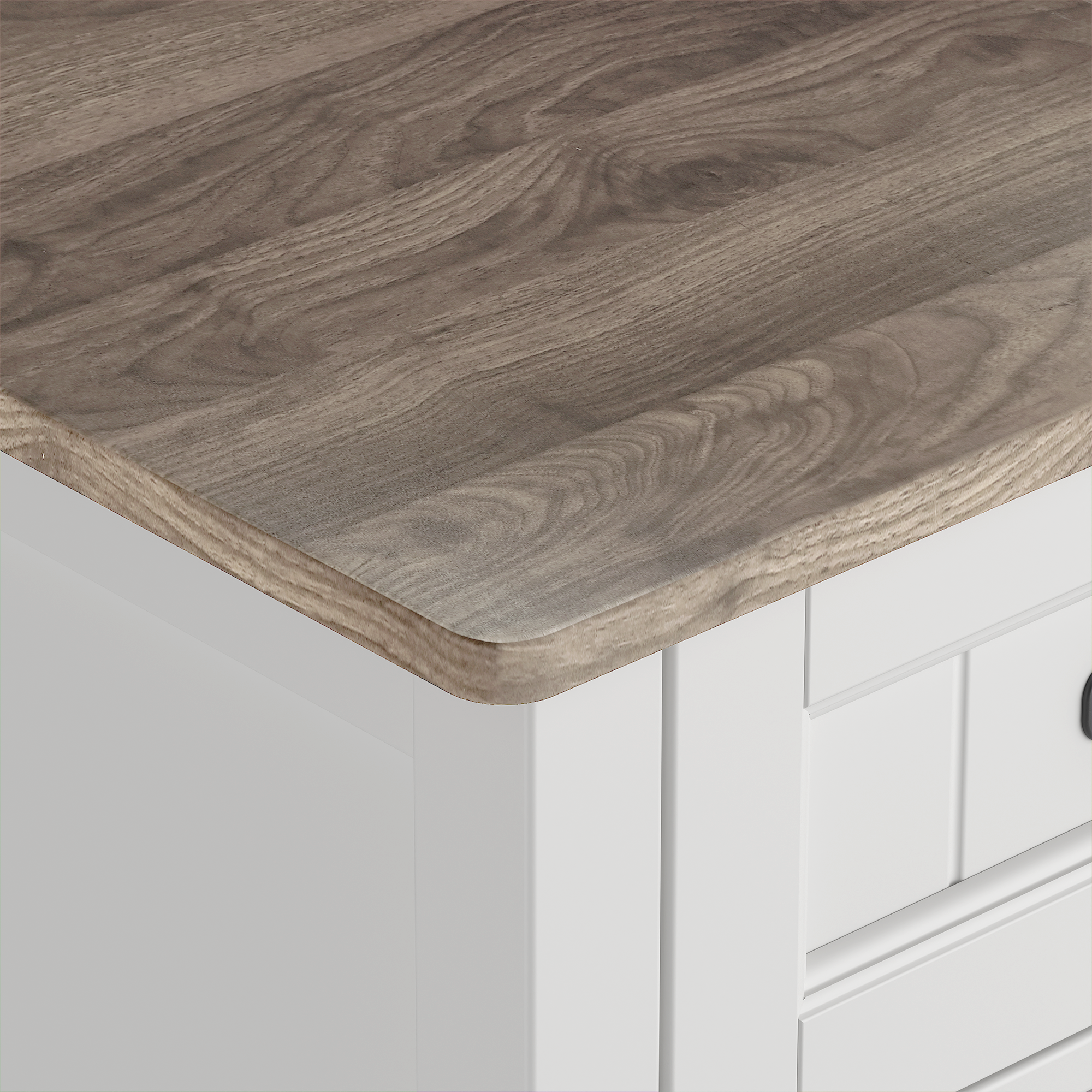 Bealife AP30 Küchenbuffet, Retro-Design Sideboard mit 2 Schubladen, Höhenverstellbar & Kann als Weinrega