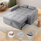 Bealife AR27 Schlafsofa, 3-in-1 Multifunktionssessel mit Liegefunktion & Kissen