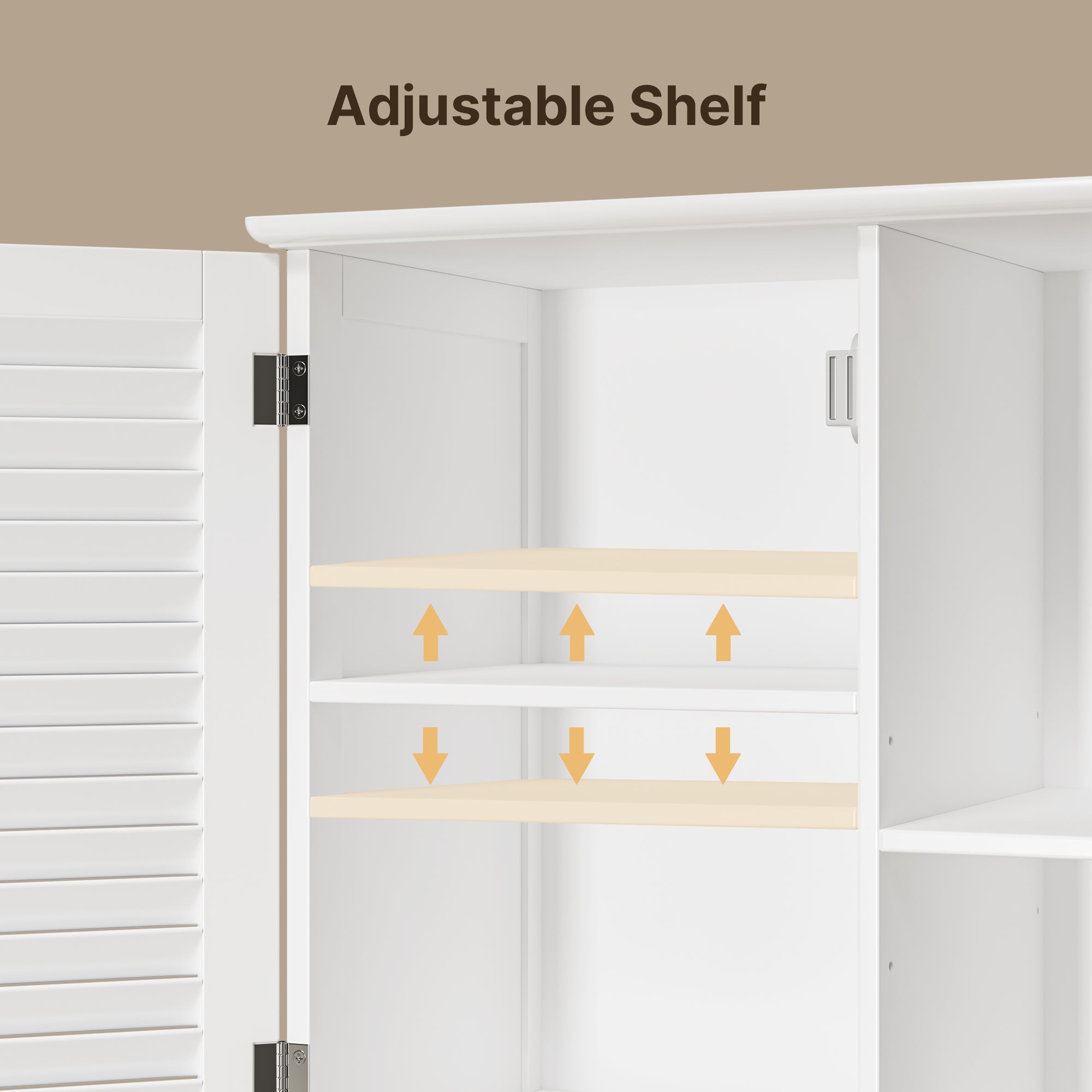 Bealife AP08 Wäscheschrank mit integriertem Wäschekorb, Schubladen & offene Fächer für Badezimmer & Waschküche