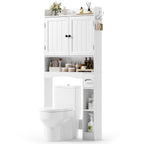Bealife AP20 Badezimmerschrank, Mehrzweck Hochschrank mit kombinierter Aufbewahrung | 82×20×179 cm