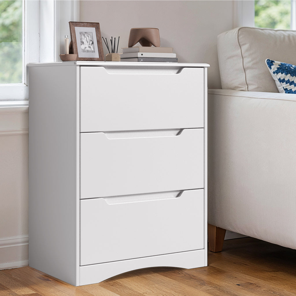 Bealife AP21 Kommode mit 3 Schubladen für Schlafzimmer, Badezimmer und Eingangsbereich