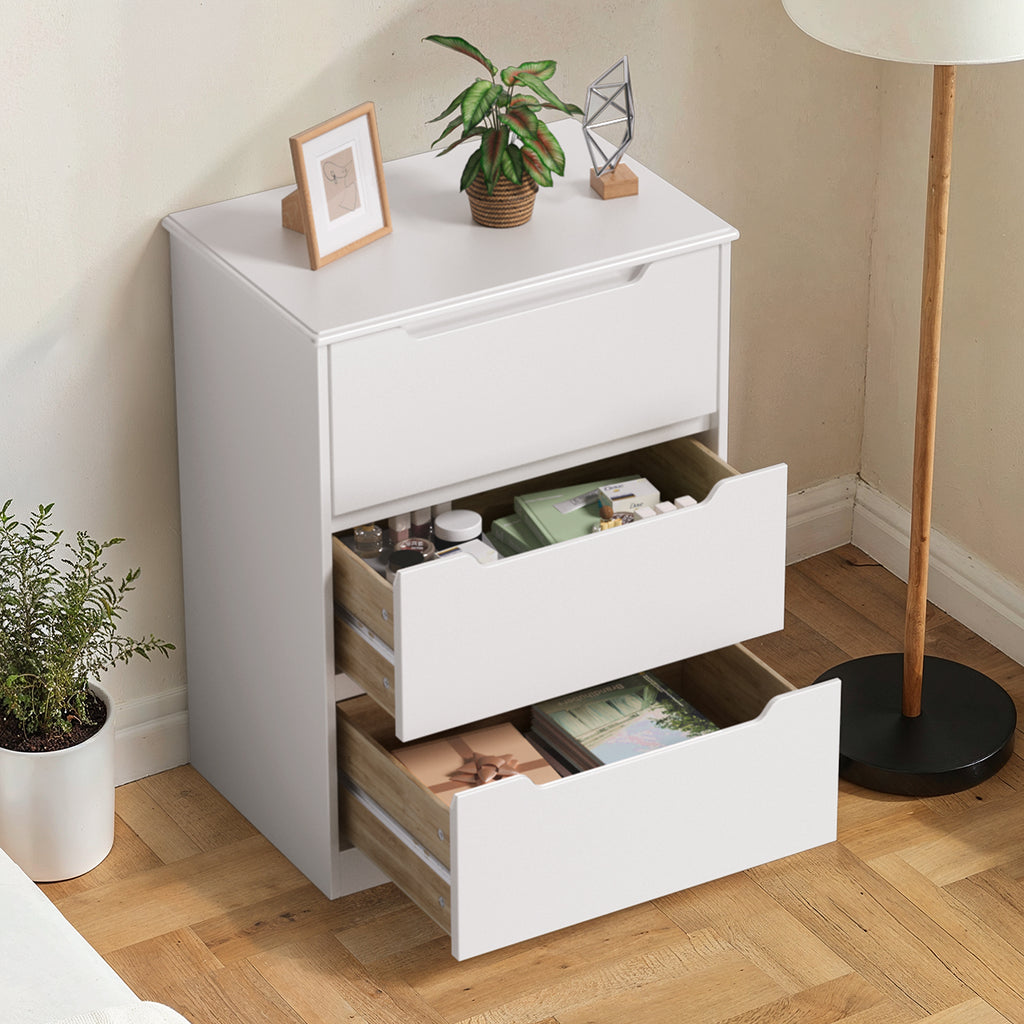 Bealife AP21 Kommode mit 3 Schubladen für Schlafzimmer, Badezimmer und Eingangsbereich