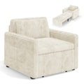 Bealife AR14 Schlafsofa mit Schlafunktion, 3-in-1 Cord Sofabett mit Konvertierbar Rückenlehnet für kleine Wohnzimmer, Büros und Gästezimmer