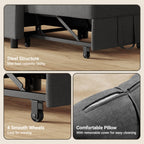 Bealife AR24 Sofabett, 3-in-1 konvertierbares Stuhl-Bett, Liege mit Schlaffunktion, mit Kissen