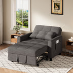 Bealife AR22 Ausziehbares Schlafsofa mit Rollen & Kissen - 191×68×44 cm,  3-in-1  konvertierbares Sofabett