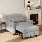 Bealife AR22 Ausziehbares Schlafsofa mit Rollen & Kissen - 191×68×44 cm,  3-in-1  konvertierbares Sofabett