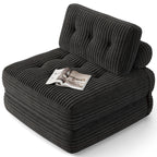 Bealife AR32 3-in-1 Sitzsack faltbar,  Als Modulares Sitzliege Futon Sofa, vielseitig als Sitzsack & Bett nutzbar Für kleine Räum