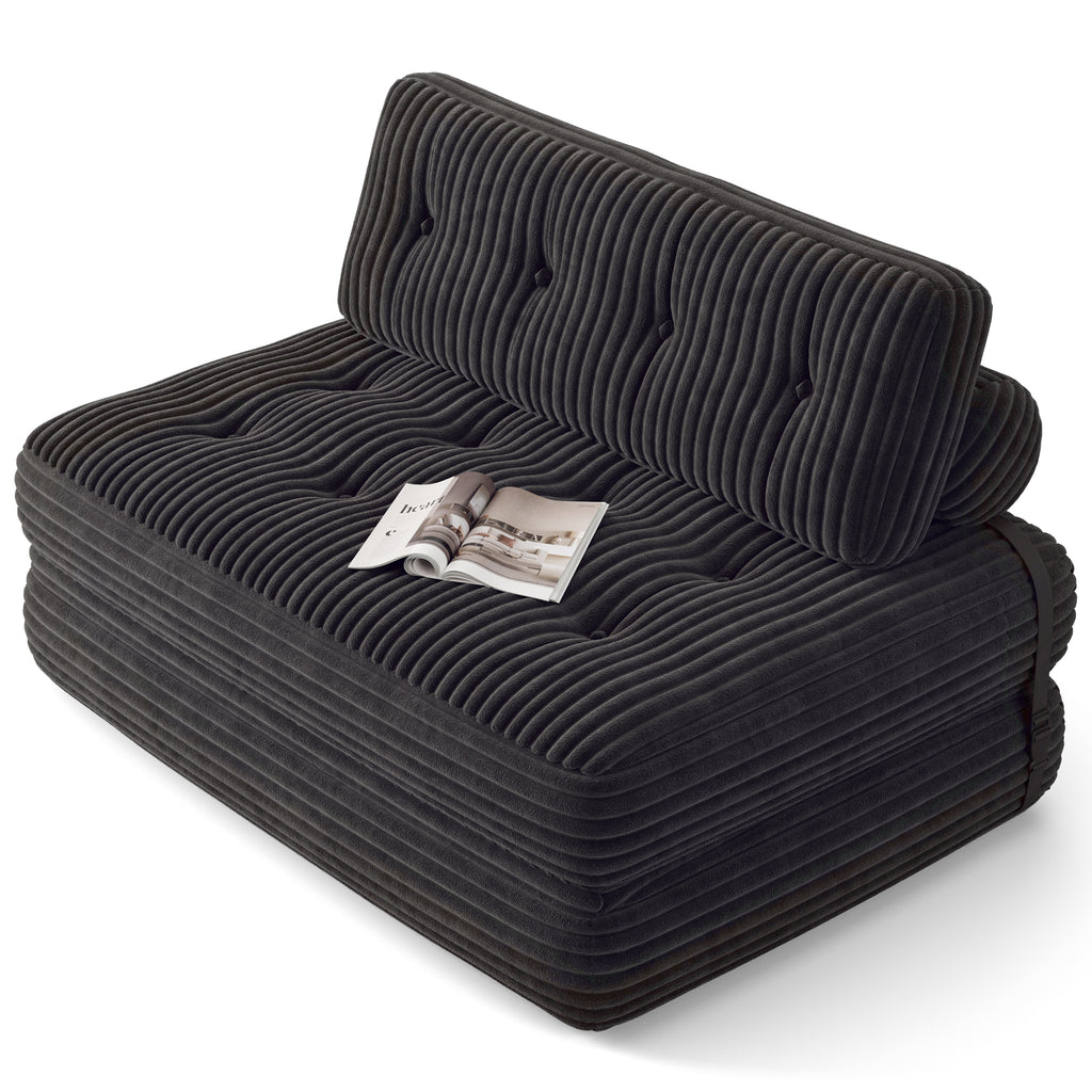 Bealife AR33 3-in-1 faltbarer Sitzsack, 2-Sitzer Sofa, Sessel und Gästebett – Ideal für kleine Räume