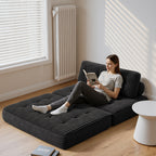 Bealife AR33 3-in-1 faltbarer Sitzsack, 2-Sitzer Sofa, Sessel und Gästebett – Ideal für kleine Räume