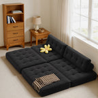 Bealife AR33 3-in-1 faltbarer Sitzsack, 2-Sitzer Sofa, Sessel und Gästebett – Ideal für kleine Räume