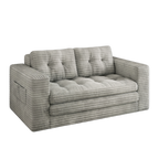 Bealife AR39 Schlafsofas Konvertierbar mit schlaffunktion, Cord Sofa 150cm with Backrest für kleine räume