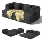 Bealife AR62 Schlafsofa mit Schlaffunktion 160cm Breite, 2-Sitzer Klappsofa Cord-Bezug Für Wohnzimmer & Schlafzimmer