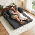 Bealife AR62 Schlafsofa mit Schlaffunktion 160cm Breite, 2-Sitzer Klappsofa Cord-Bezug Für Wohnzimmer & Schlafzimmer