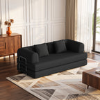 Bealife AR62 Schlafsofa mit Schlaffunktion 200cm Breite, 3-Sitzer Cord Sofa Für Wohnzimmer