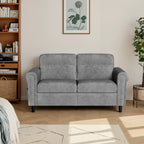 Bealife AR72 2-Sitzer Sofa mit Stauraum, Kompaktes Wildledersofa mit Seitenfach