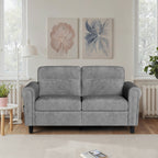 Bealife AR72 2-Sitzer Sofa mit Stauraum, Kompaktes Wildledersofa mit Seitenfach