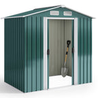 Bealife CC27 Metall Geräteschuppen mit Schloss  – 184×119×186 cm, Wetterfest & Stabil für Werkzeuge & Geräte