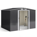 Bealife CC28 Metall Gerätehaus mit Schloss – 247x193x179 cm, multifunktional mit großzügiger Innenfläche, wetterfest & stabil