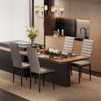 Bealife TB12 Kunstleder Esszimmer Stühle Set 4er oder 6er–  mit hoher Rückenlehne & ergonomischem Design