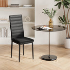 Bealife TB12 Kunstleder Esszimmer Stühle Set 4er oder 6er–  mit hoher Rückenlehne & ergonomischem Design