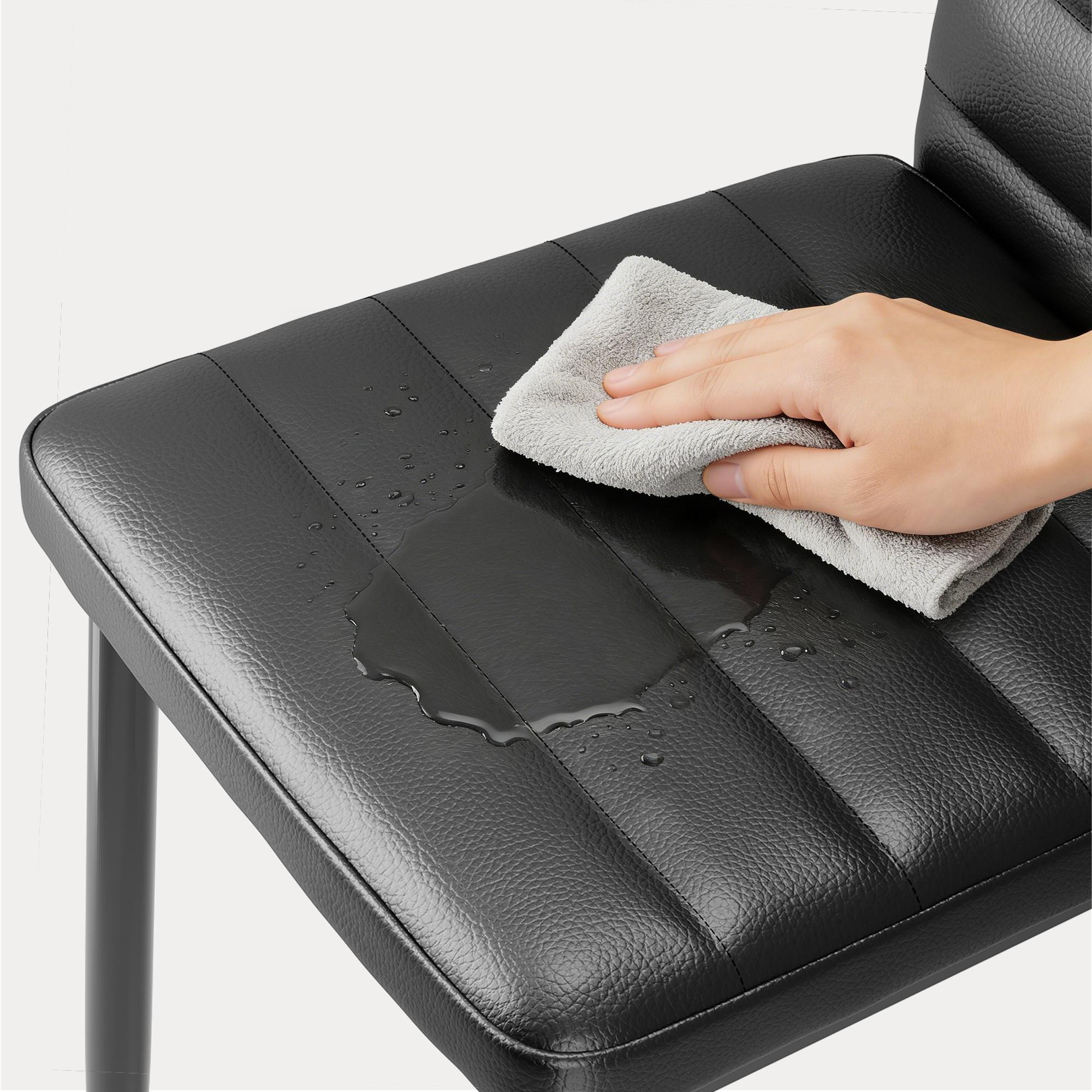 Bealife TB12 Kunstleder Esszimmer Stühle Set 4er oder 6er–  mit hoher Rückenlehne & ergonomischem Design