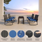 Vorteile des wr210 blau gartenmobel set