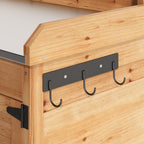 Bealife CC51 Multifunktionaler Gartenschrank mit Haken und Schublade, auch als Pflanztisch und Pflanzenregal verwendbar