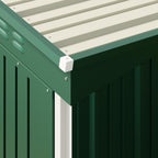 Bealife CC21 Metall Geräteschuppen mit schrägem Dach,  Wetterfester Gartenhaus für Gartenwerkzeug & Outdoor-Zubehör