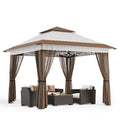 Bealife CT20 Pop-Up Pavillon Höhenverstellbar, Wasserdicht & UV-Schutz | 3.35x3.35m