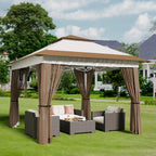 Bealife CT20 Pop-Up Pavillon Höhenverstellbar, Wasserdicht & UV-Schutz | 3.35x3.35m