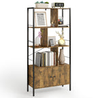 Bealife FS28 Bücherregal mit Schrank, Flurregal freistehend