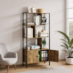 Bealife FS28 Bücherregal mit Schrank, Flurregal freistehend