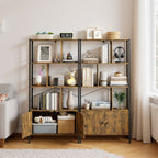 Bealife FS28 Bücherregal mit Schrank, Flurregal freistehend