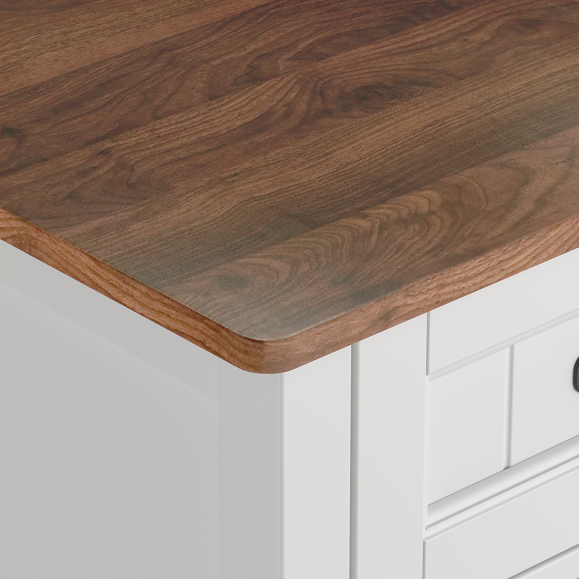 Bealife AP30 Küchenbuffet, Retro-Design Sideboard mit 2 Schubladen, Höhenverstellbar & Kann als Weinrega