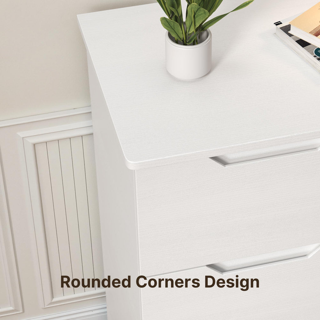 Bealife AP114 Sideboards mit 1 Tür und 3 Schubladen, Kippsicherung & agnetverschluss für Bad, Flur & Schlafzimmer