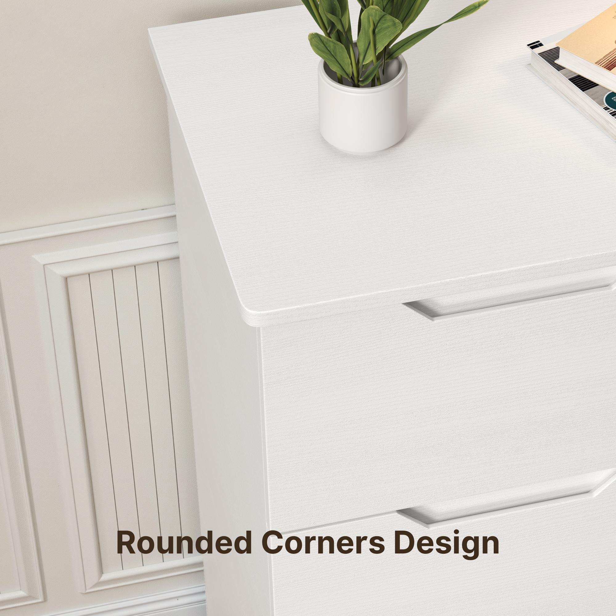 Bealife AP114 Sideboards mit 1 Tür und 3 Schubladen, Kippsicherung & agnetverschluss für Bad, Flur & Schlafzimmer