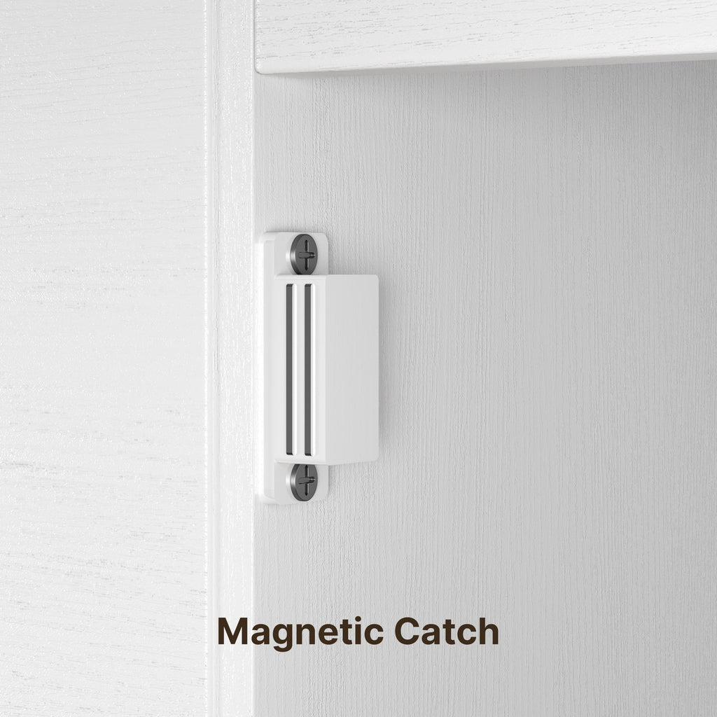 Bealife AP114 Sideboards mit 1 Tür und 3 Schubladen, Kippsicherung & agnetverschluss für Bad, Flur & Schlafzimmer