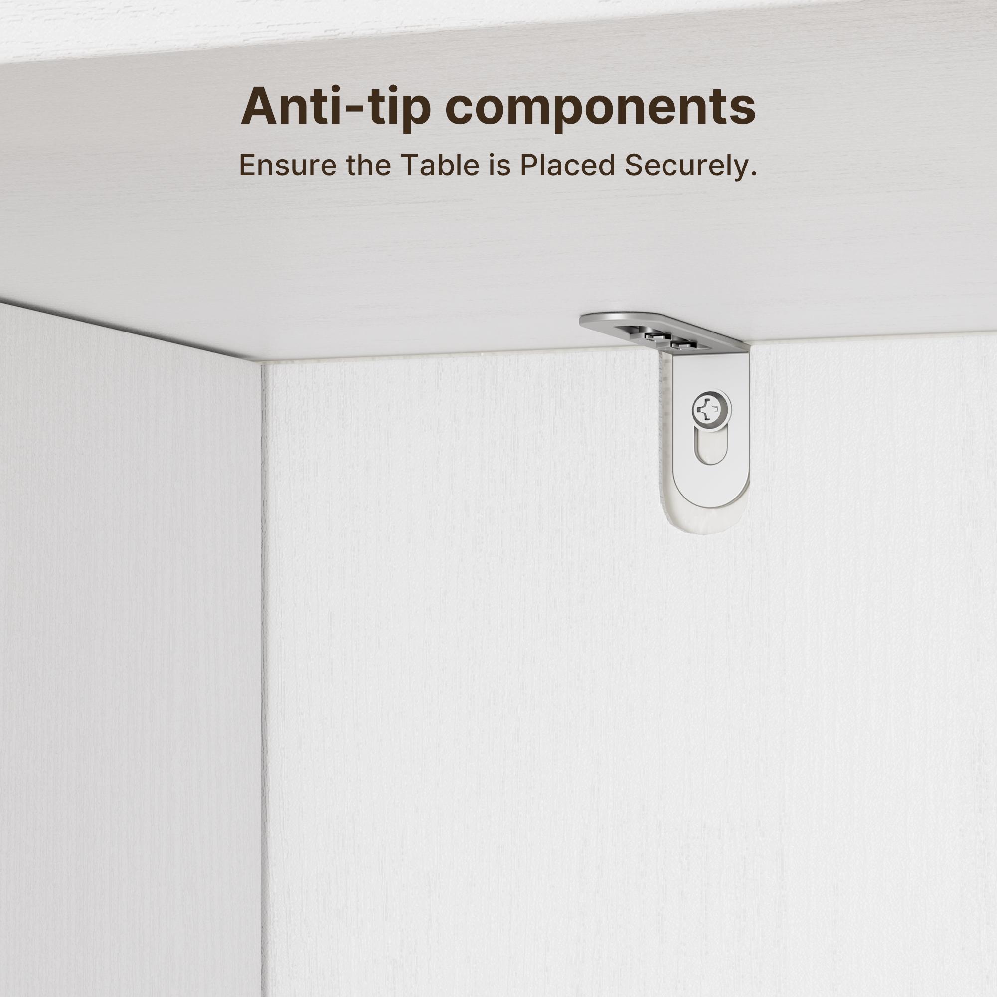Bealife AP115 Sideboards mit 2 Türen und 3 Schubladen, viel Stauraum, wasserfest und kippsicher für geräumige Wohnzimmer und Badezimmer
