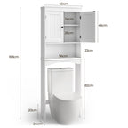 Bealife AP12 Badezimmerschrank，Badezimmer Hochschrank， Badregal Toilettenschrank mit Ablagen,Badmöbel