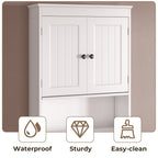 Bealife AP12 Badezimmerschrank，Badezimmer Hochschrank， Badregal Toilettenschrank mit Ablagen,Badmöbel