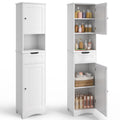 Bealife AP13 Badezimmerschrank schmal 170 cm – Höhenverstellbare Regale und Kippsicherung