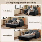 Bealife AR28 Sofa mit Schlaffunktion 147x82 cm -Ausziehbett - Chenillestoff