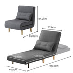 Bealife AR50 Klappsofa mit verstellbarer Rückenlehne