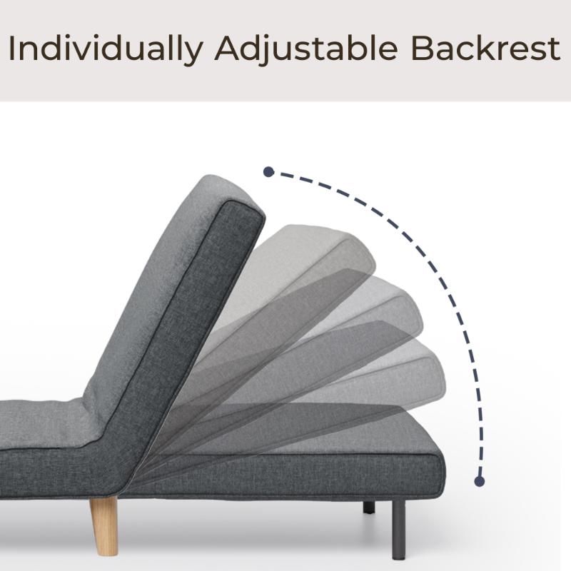 Bealife AR50 Klappsofa mit verstellbarer Rückenlehne