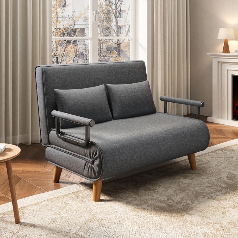 Bealife AR51 Doppel Klappsofa 6-stufig verstellbares , 2-in-1 mit Doppelkissen