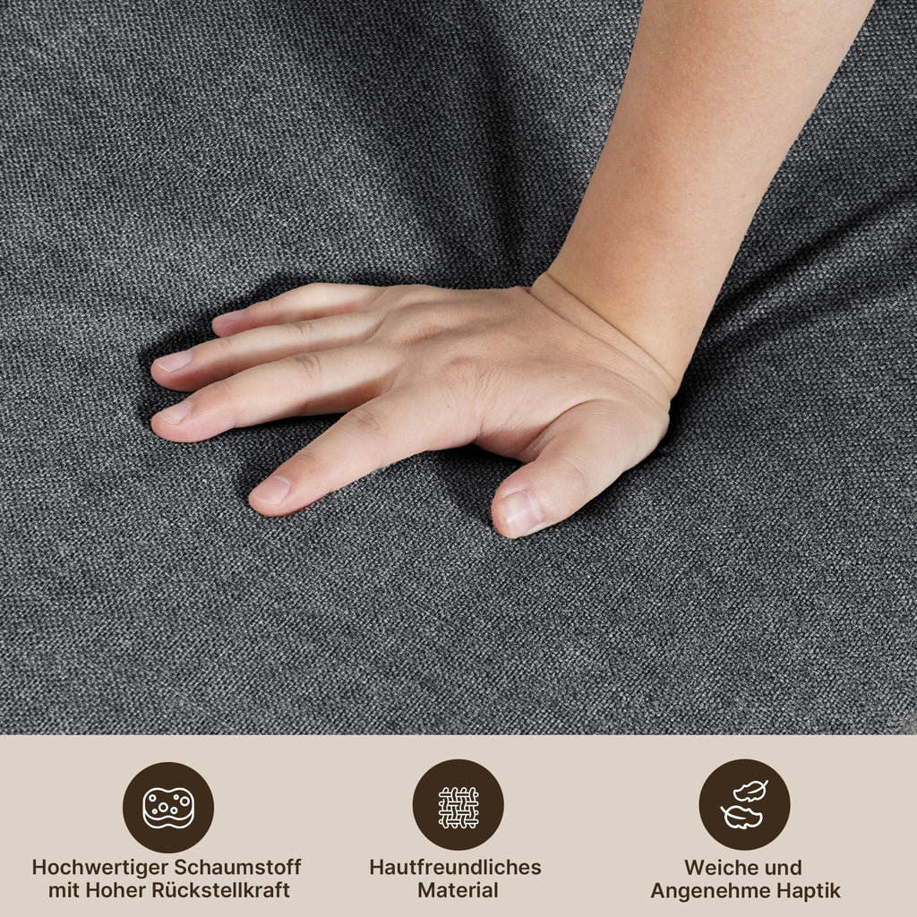 Bealife AR51 Doppel Klappsofa 6-stufig verstellbares , 2-in-1 mit Doppelkissen