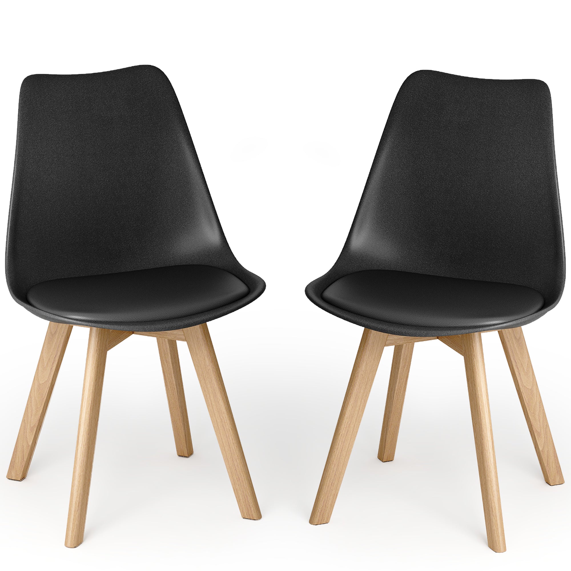 Bealife TB18 Esszimmer Stühle 2er-, 4er- und 6er-Set，Ergonomischen Stühle im skandinavischen Stil für Esszimmer Arbeitszimmer & Schminktisch