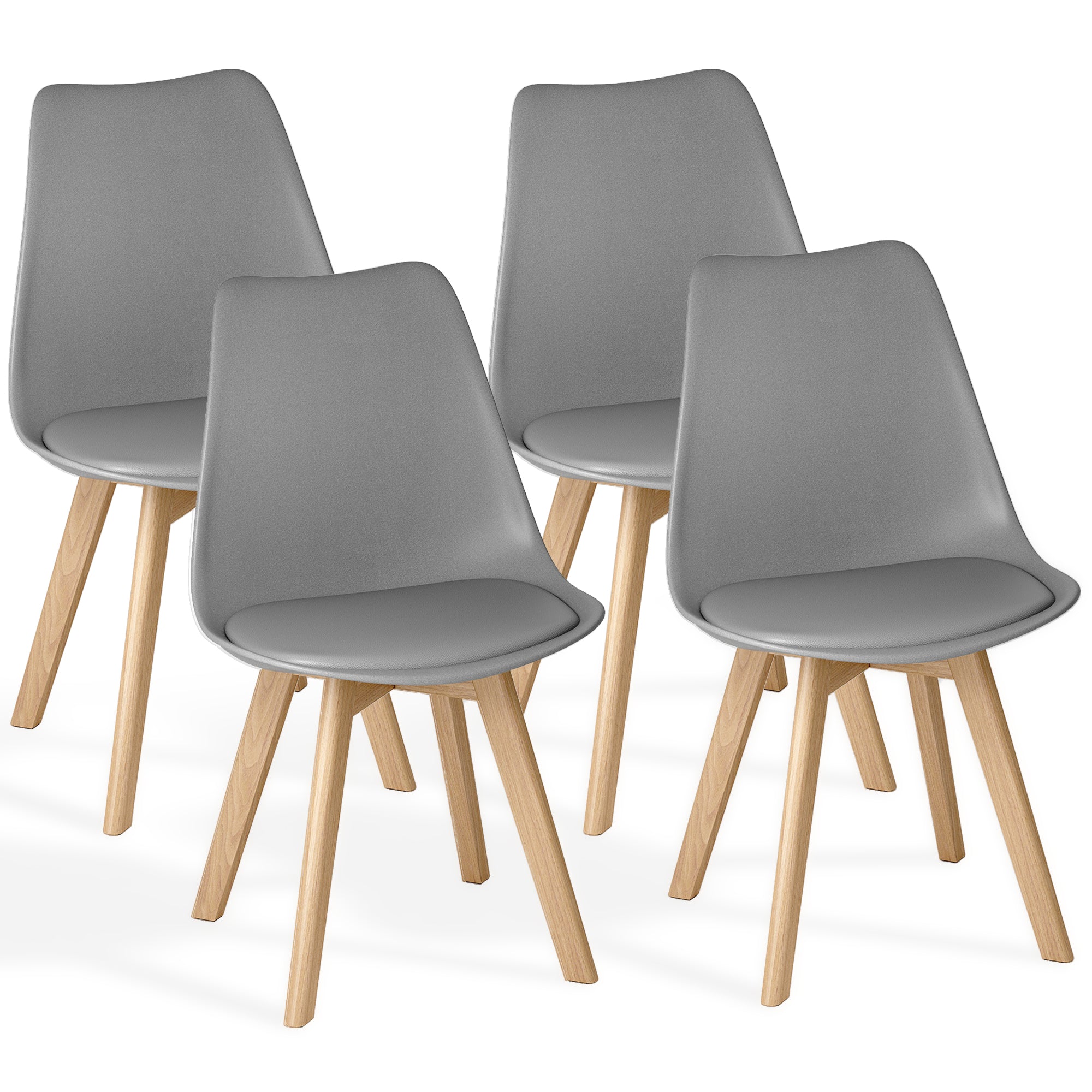 Bealife TB18 Esszimmer Stühle 2er-, 4er- und 6er-Set，Ergonomischen Stühle im skandinavischen Stil für Esszimmer Arbeitszimmer & Schminktisch