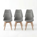 Bealife TB18 Esszimmer Stühle 2er-, 4er- und 6er-Set，Ergonomischen Stühle im skandinavischen Stil für Esszimmer Arbeitszimmer & Schminktisch