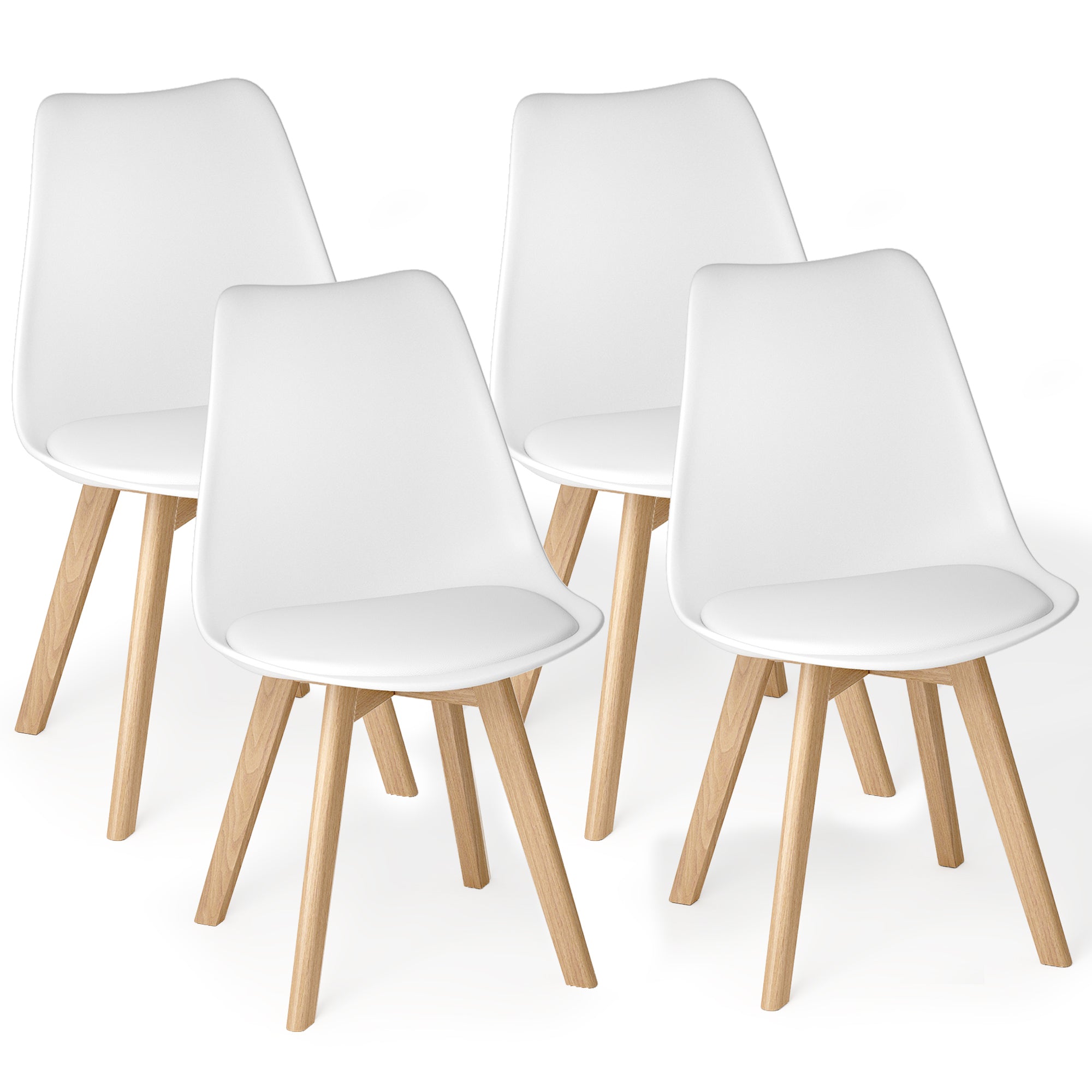 Bealife TB18 Esszimmer Stühle 2er-, 4er- und 6er-Set，Ergonomischen Stühle im skandinavischen Stil für Esszimmer Arbeitszimmer & Schminktisch
